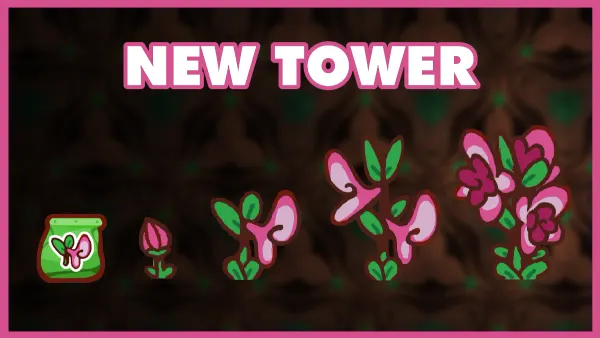 Thumbnail showing our game's new tower the Touch Me Not