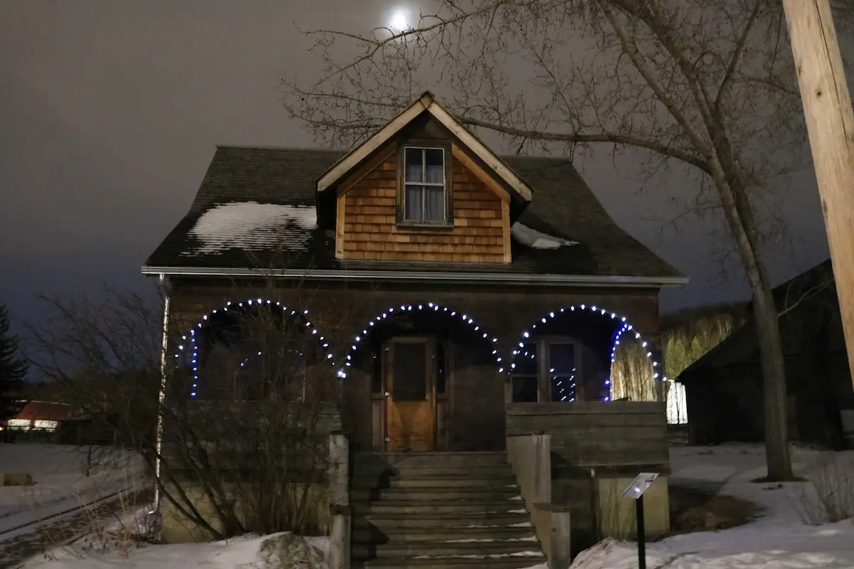 Photo of another house we recorded in at Fort Edmonton Park