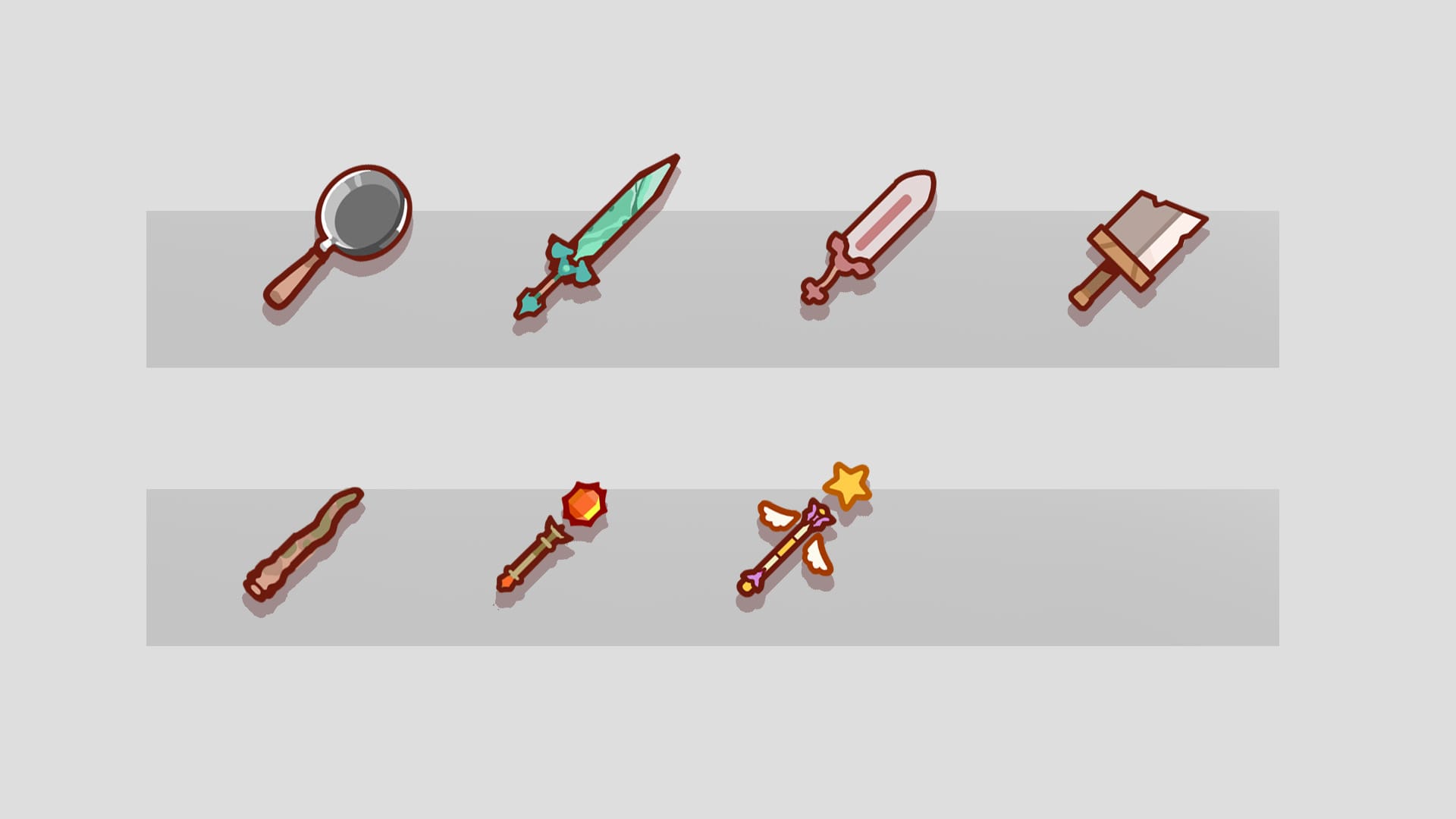 Image showing 7 new weapon types