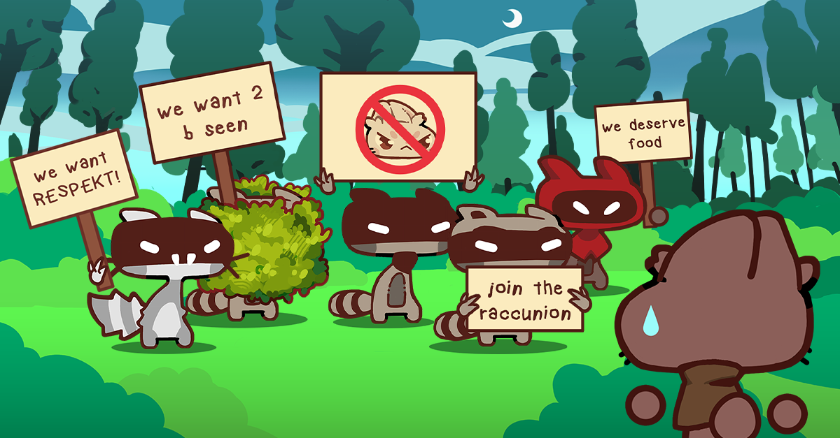 🚨 URGENT: The Raccoons r Unionizing and we need ur support!!