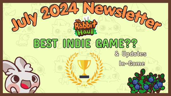 Best Indie Game? And New Game Updates